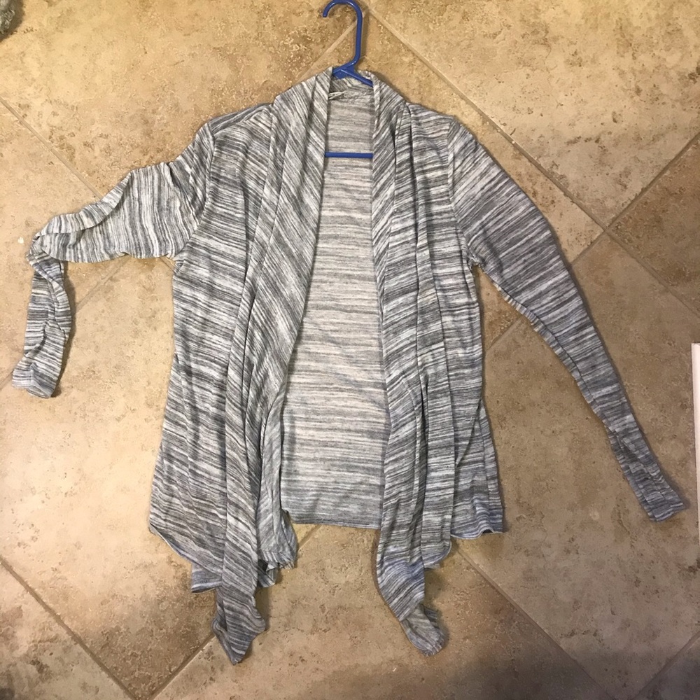 Grey cardigan